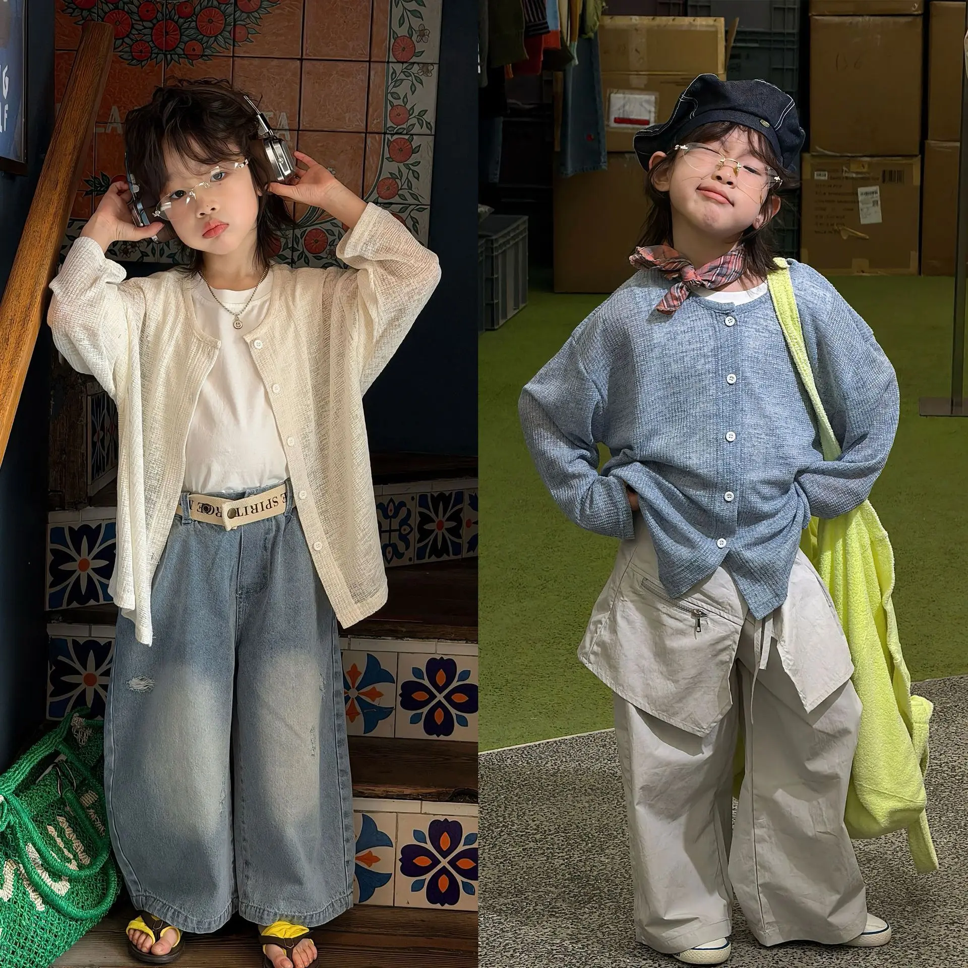 Children Clothes Kids Casual Top Solid-color Short Loose Round-neck Knitted Cardigan Boys Spring of 2026 Kids Simple Top
Children Clothes Kids Casual Top Solid-color Short Loose Round-neck Knitted Cardigan Boys Spring of 2026 Kids Simple Top