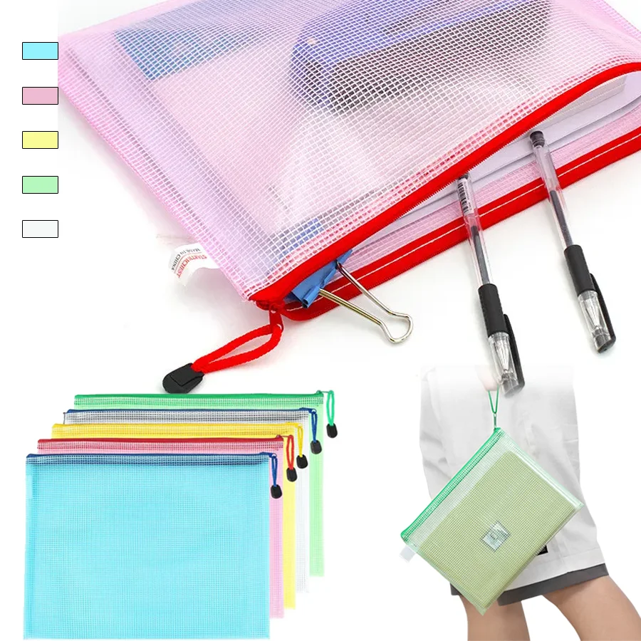 10pcs Grid Zipper Bag, PVC File Bag for Archive Receipt Pen A4/A5 Office Study Storage Supplies Portable Stationery XJM
10pcs Grid Zipper Bag, PVC File Bag for Archive Receipt Pen A4/A5 Office Study Storage Supplies Portable Stationery XJM