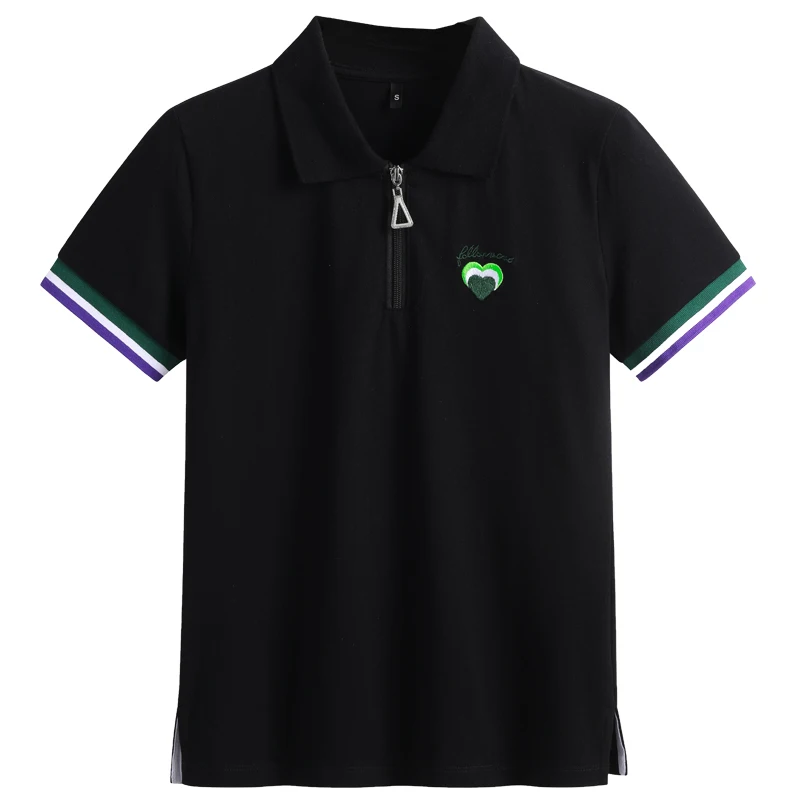 2023 Summer New Short Sleeve Polo Shirt Zipper Embroidery Cotton Slim Fit Fashion Solid Color T-shirt
2023 Summer New Short Sleeve Polo Shirt Zipper Embroidery Cotton Slim Fit Fashion Solid Color T-shirt