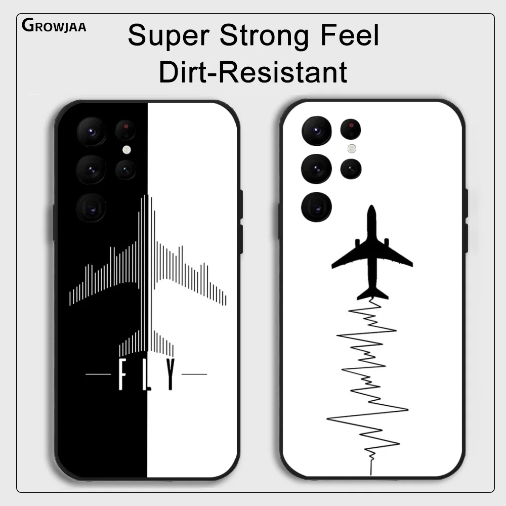 Premium Airplane Pattern Phone Case for Samsung Galaxy S24 Ultra S22 S23 Ultra S21 S20 5G Protective Silicone TPU Funda Cover
Premium Airplane Pattern Phone Case for Samsung Galaxy S24 Ultra S22 S23 Ultra S21 S20 5G Protective Silicone TPU Funda Cover