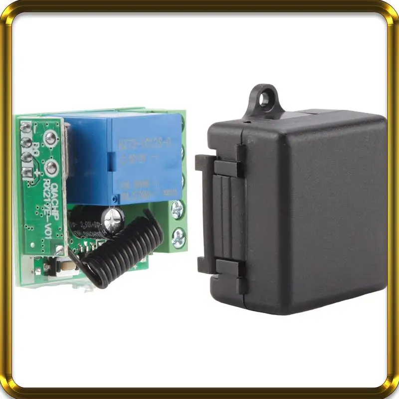 -A95Z 6X DC12V 1CH 433 МГц Универсальный беспроводной пульт дистанционного управления RF Релейный приемник 433 МГц Модуль кнопки передатчика DIY Kit 
-A95Z 6X DC12V 1CH 433 МГц Универсальный беспроводной пульт дистанционного управления RF Релейный приемник 433 МГц Модуль кнопки передатчика DIY Kit