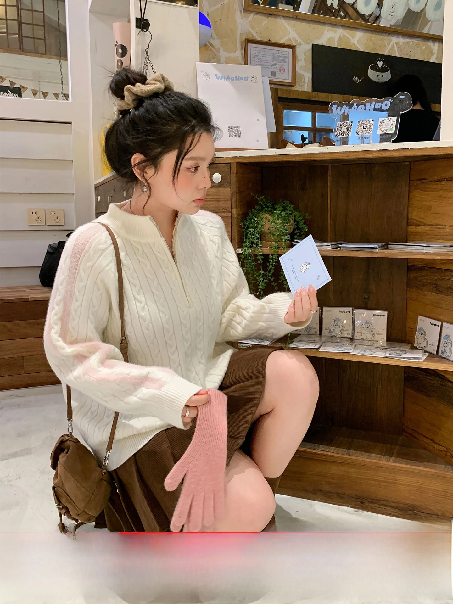 Модный вязаный свитер с узором «косичка» и молнией для девочек, больших размеров, осенне-зимний, премиум-класса, женский
Модный вязаный свитер с узором «косичка» и молнией для девочек, больших размеров, осенне-зимний, премиум-класса, женский