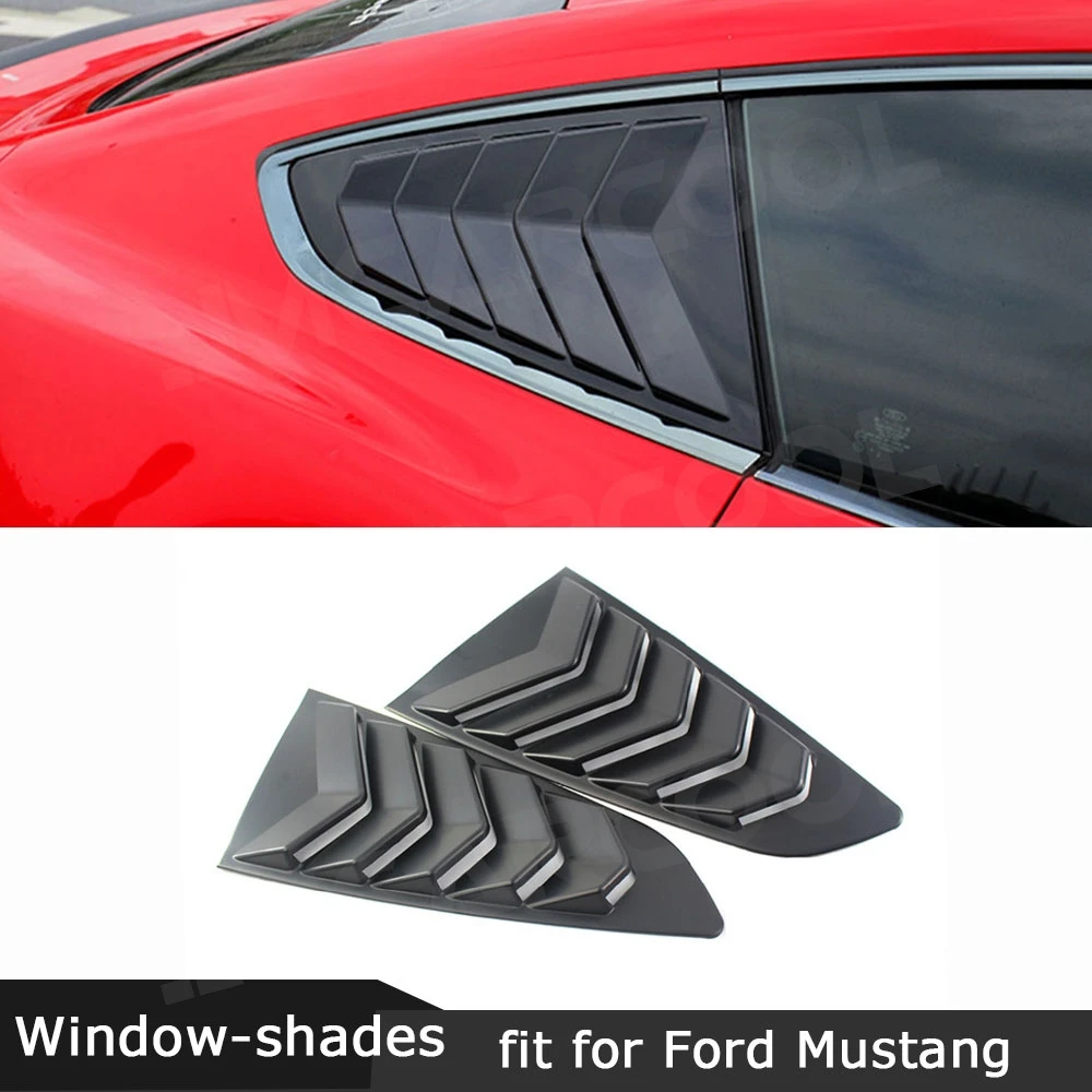JMCARCOOL Window Blinds Rear Quarter Window Louvers Side Air Vent Cover Windshield Fit For Ford Mustang 2015-2021
JMCARCOOL Window Blinds Rear Quarter Window Louvers Side Air Vent Cover Windshield Fit For Ford Mustang 2015-2021