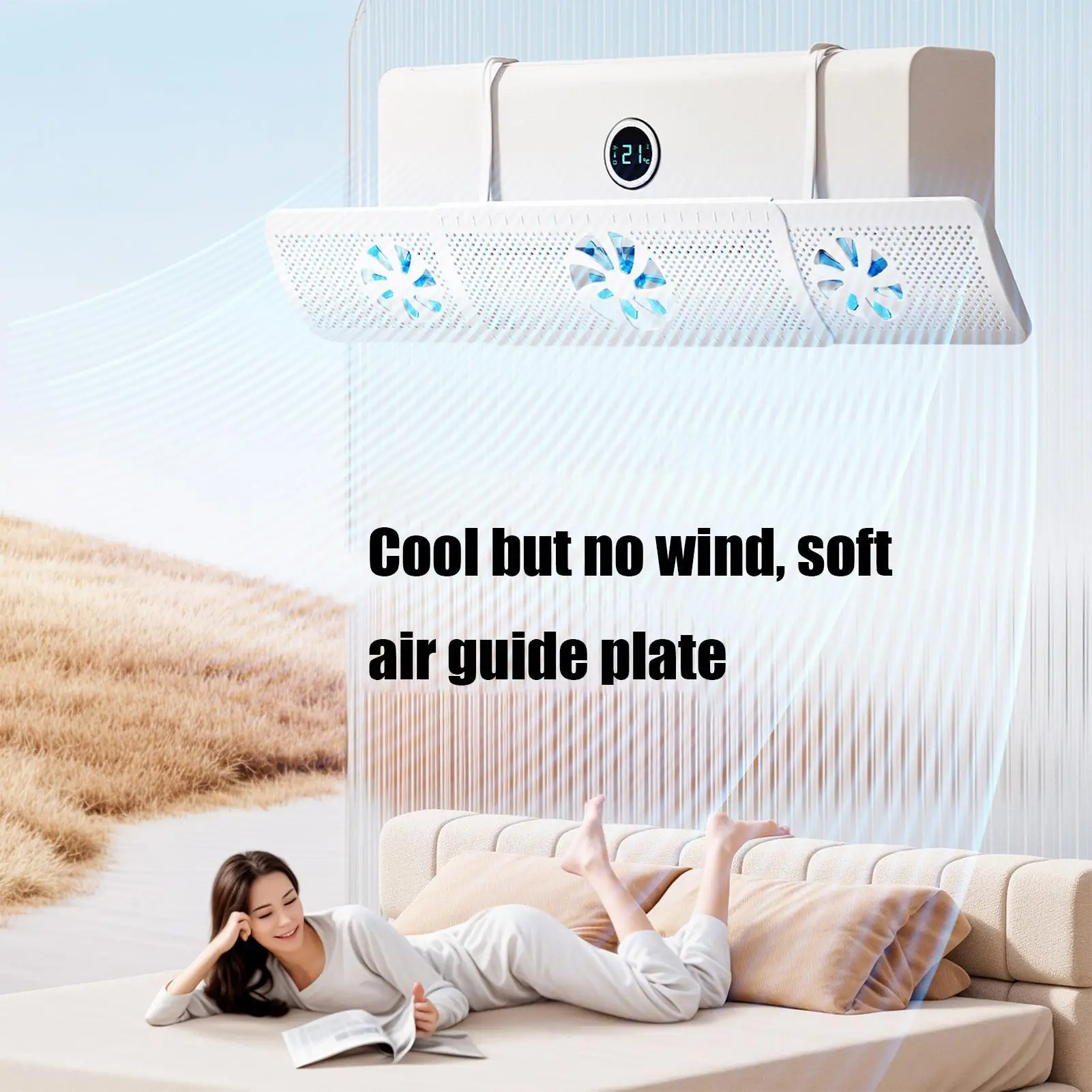 Воздушный дефлектор, регулируемый дефлектор с тремя вентиляторами, перегородка кондиционера для автомобиля, дома, семьи, спальни, гостиной, офиса, автофургона 
Воздушный дефлектор, регулируемый дефлектор с тремя вентиляторами, перегородка кондиционера для автомобиля, дома, семьи, спальни, гостиной, офиса, автофургона