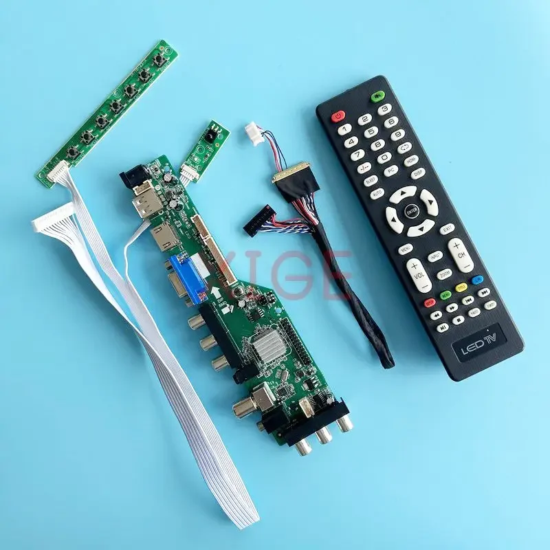 For M101NWT2 M101NWT4 Driver Controller Board 10.1" USB+DHMI+VGA+2AV Kit DVB Digital Signal Laptop Display 1024x600 40-Pin LVDS
For M101NWT2 M101NWT4 Driver Controller Board 10.1" USB+DHMI+VGA+2AV Kit DVB Digital Signal Laptop Display 1024x600 40-Pin LVDS