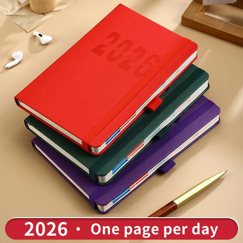 Striped 2026 calendar with thickened pages and a strap design from planning to scheduling, to improve efficiency and simplify li
Striped 2026 calendar with thickened pages and a strap design from planning to scheduling, to improve efficiency and simplify li