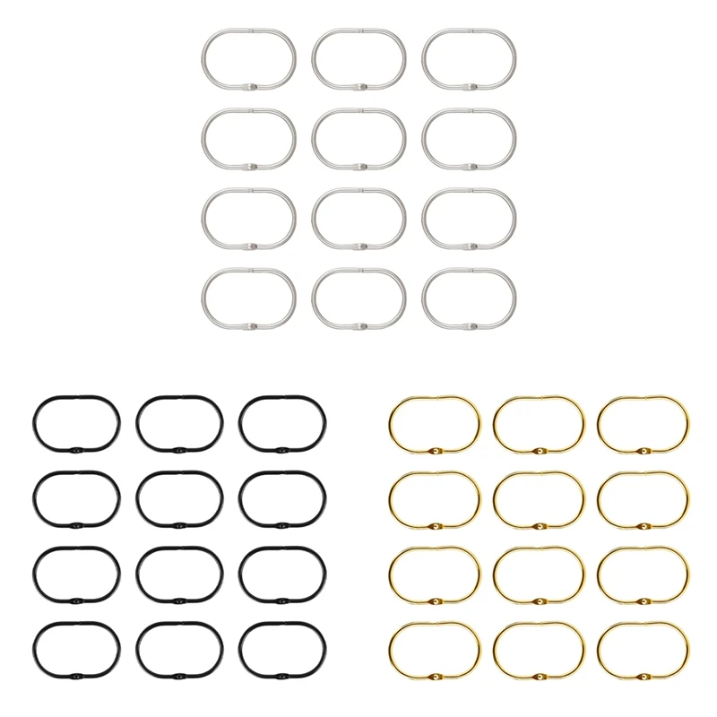 12 шт. открытые кольца-Крючки для душевой занавески, овальные подвесные крючки для удочки, металлические крючки для ванной комнаты
12 шт. открытые кольца-Крючки для душевой занавески, овальные подвесные крючки для удочки, металлические крючки для ванной комнаты