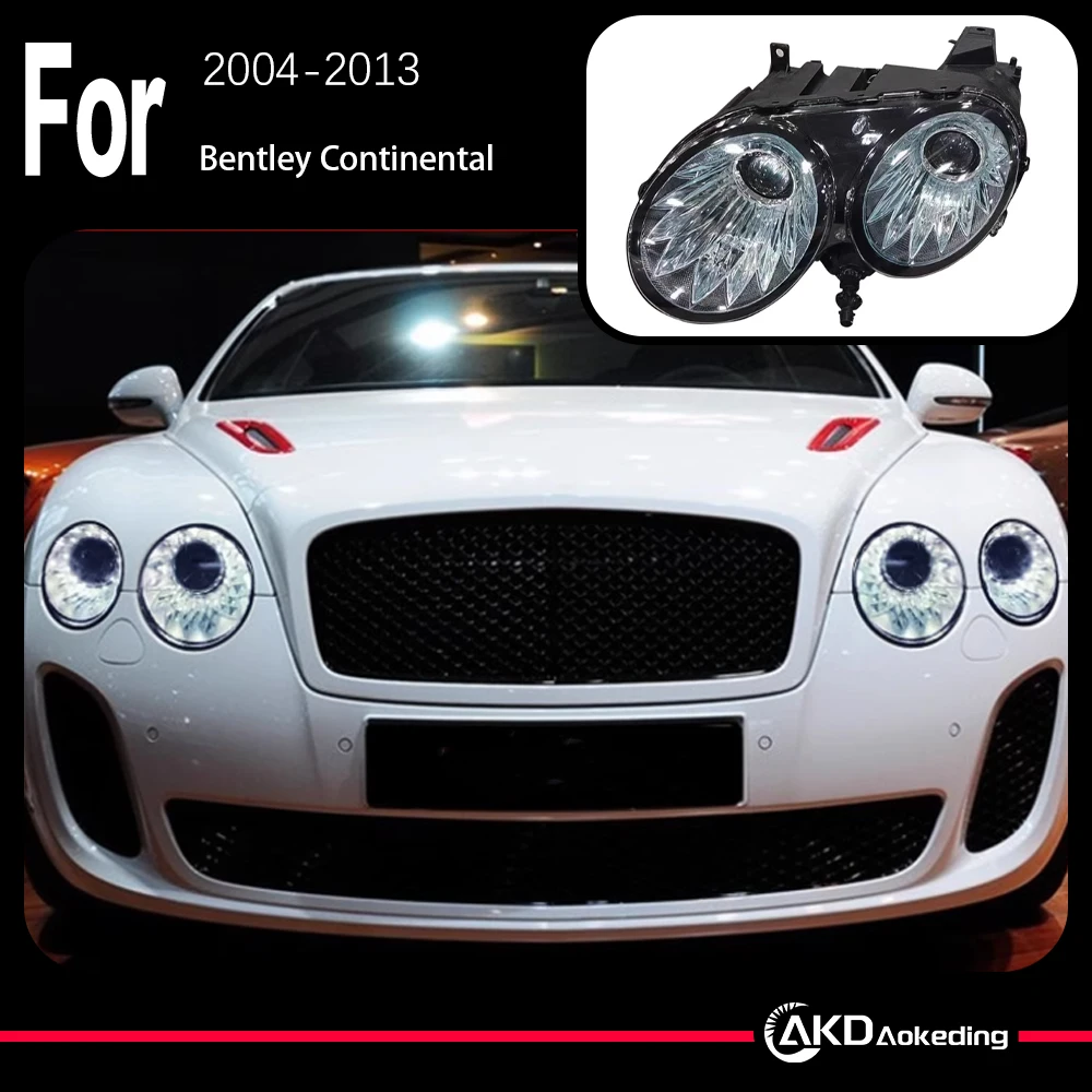 TYPY Автомобильные фары для Bentley Continental 2004-2013, светодиодные автомобильные лампы, летающие шпоры, дневные ходовые огни, динамические
TYPY Автомобильные фары для Bentley Continental 2004-2013, светодиодные автомобильные лампы, летающие шпоры, дневные ходовые огни, динамические