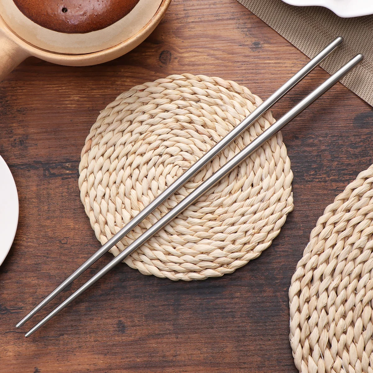 BESTOYARD 1 Pair of Stainless Steel Extra Long 14 Inch Hot Pot Chopsticks Cooking Frying Noodle Chopsticks
BESTOYARD 1 Pair of Stainless Steel Extra Long 14 Inch Hot Pot Chopsticks Cooking Frying Noodle Chopsticks