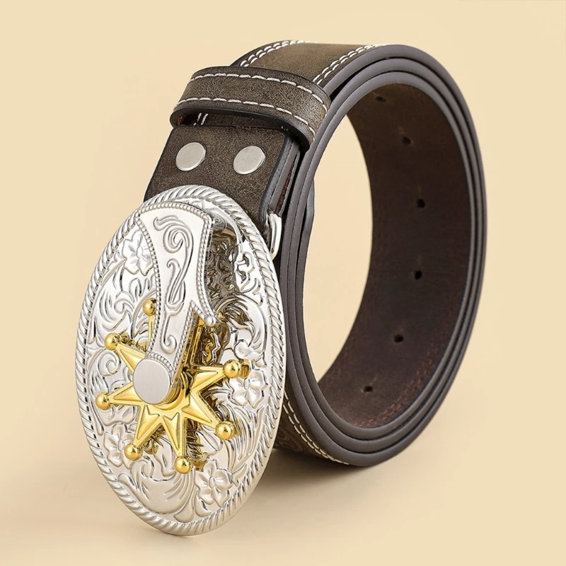 Engraved Flower Buckle Belt Vintage Western Belt Cowboy Belts For Men Western DXAA
Engraved Flower Buckle Belt Vintage Western Belt Cowboy Belts For Men Western DXAA