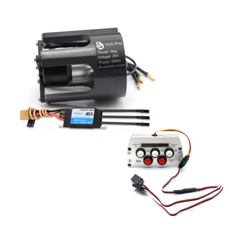 New Underwater Propulsion System Includes Brushless Motor, 40AESC Waterproof Controller 5kg Thrust Power 496w
New Underwater Propulsion System Includes Brushless Motor, 40AESC Waterproof Controller 5kg Thrust Power 496w