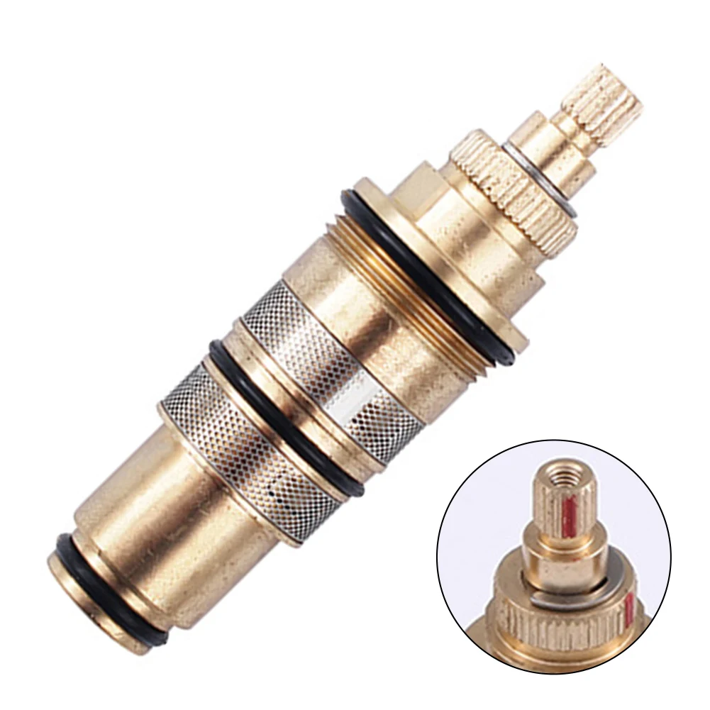 Thermostatic Cartridge Temperature Control Valve Shower Bar Mixing Universal Faucet Replacement Parts
Thermostatic Cartridge Temperature Control Valve Shower Bar Mixing Universal Faucet Replacement Parts