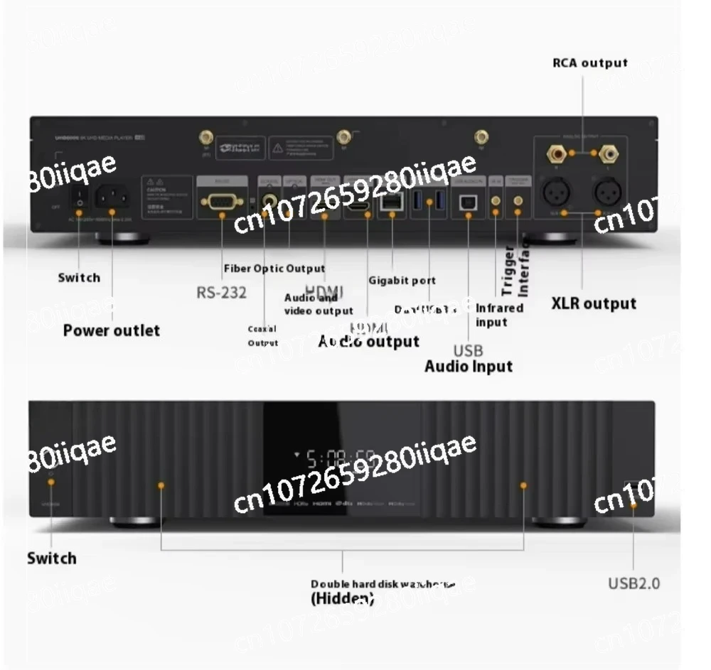 UHD8000 Blu Ray Player High-definition Panoramic Hard Disk Player 8K UHD Dolby Vision Dolby HIFI
UHD8000 Blu Ray Player High-definition Panoramic Hard Disk Player 8K UHD Dolby Vision Dolby HIFI