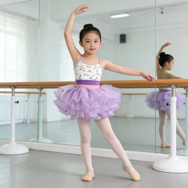 Girls Ballet Dance Dress Kids Embroidered Spaghetti Strap Leotard with Organza Tutu Skirt 2Pcs Set Leotardos Ballet Niña
Girls Ballet Dance Dress Kids Embroidered Spaghetti Strap Leotard with Organza Tutu Skirt 2Pcs Set Leotardos Ballet Niña