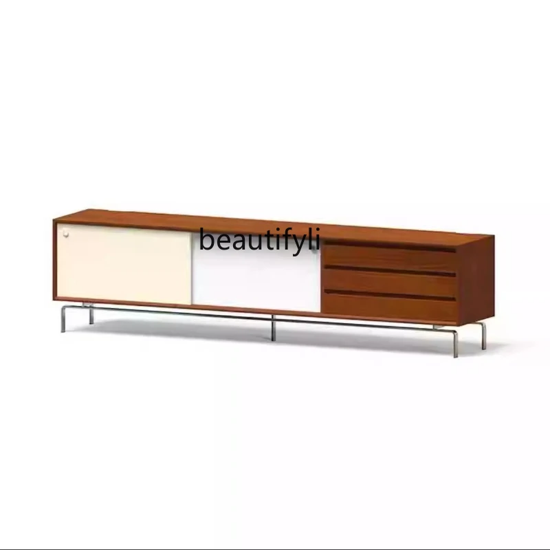 Medieval TV cabinet Nordic solid wood living room household storage small apartment modern simple storage TV cabinet
Medieval TV cabinet Nordic solid wood living room household storage small apartment modern simple storage TV cabinet