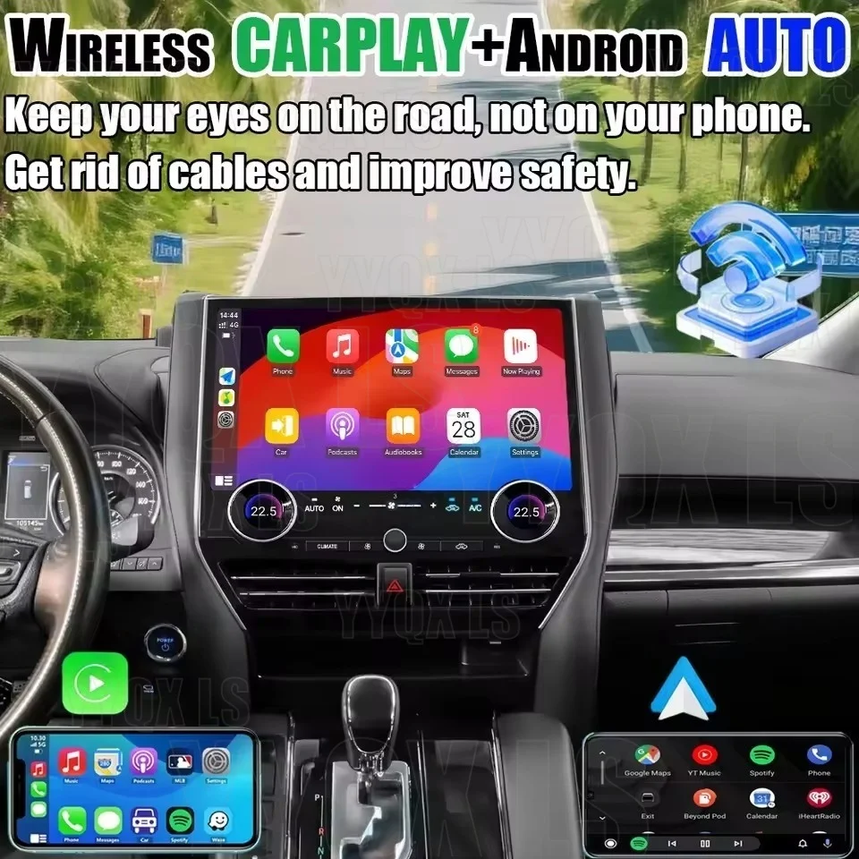 Автомагнитола Android Carplay для Toyota Alphard 30, 35, 40 серии 2015-2021, мультимедийный проигрыватель, GPS-навигация, магнитофон
Автомагнитола Android Carplay для Toyota Alphard 30, 35, 40 серии 2015-2021, мультимедийный проигрыватель, GPS-навигация, магнитофон
