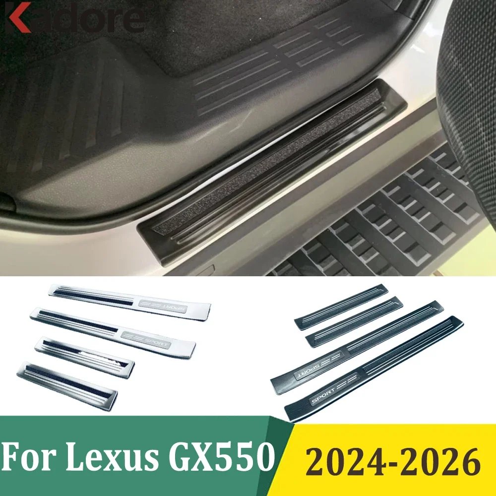 Для Lexus GX550 2024-2026 Нержавеющая сталь Внутренние внешние накладки на пороги, защитные накладки на пороги, аксессуары для стайлинга автомобилей
Для Lexus GX550 2024-2026 Нержавеющая сталь Внутренние внешние накладки на пороги, защитные накладки на пороги, аксессуары для стайлинга автомобилей