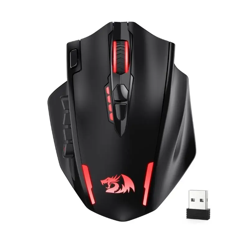 Redragon M913 MAX Wireless 26000 DPI MMO Optical Gaming Mouse with 16 Programmable Buttons
Redragon M913 MAX Wireless 26000 DPI MMO Optical Gaming Mouse with 16 Programmable Buttons