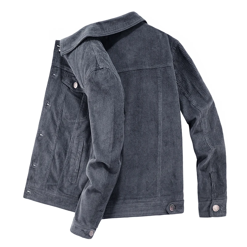 High Quality Male Casual Solid Color Windproof Bomber Corduroy Jacket Outerwear Hip Hop Men's Windbreakers Coat Loose Jackets
High Quality Male Casual Solid Color Windproof Bomber Corduroy Jacket Outerwear Hip Hop Men's Windbreakers Coat Loose Jackets