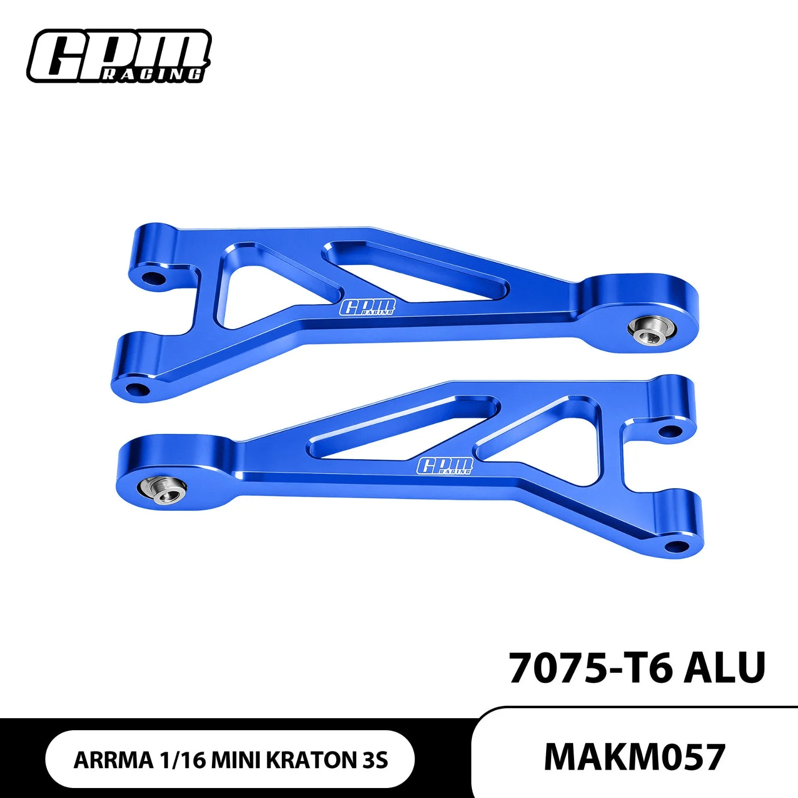 GPM ARRMA 1/16 Mini Card Tun 3S Aluminum Alloy 7075-T6 Rear Upper Swing Arm Toy Remote Control Car Accessories
GPM ARRMA 1/16 Mini Card Tun 3S Aluminum Alloy 7075-T6 Rear Upper Swing Arm Toy Remote Control Car Accessories