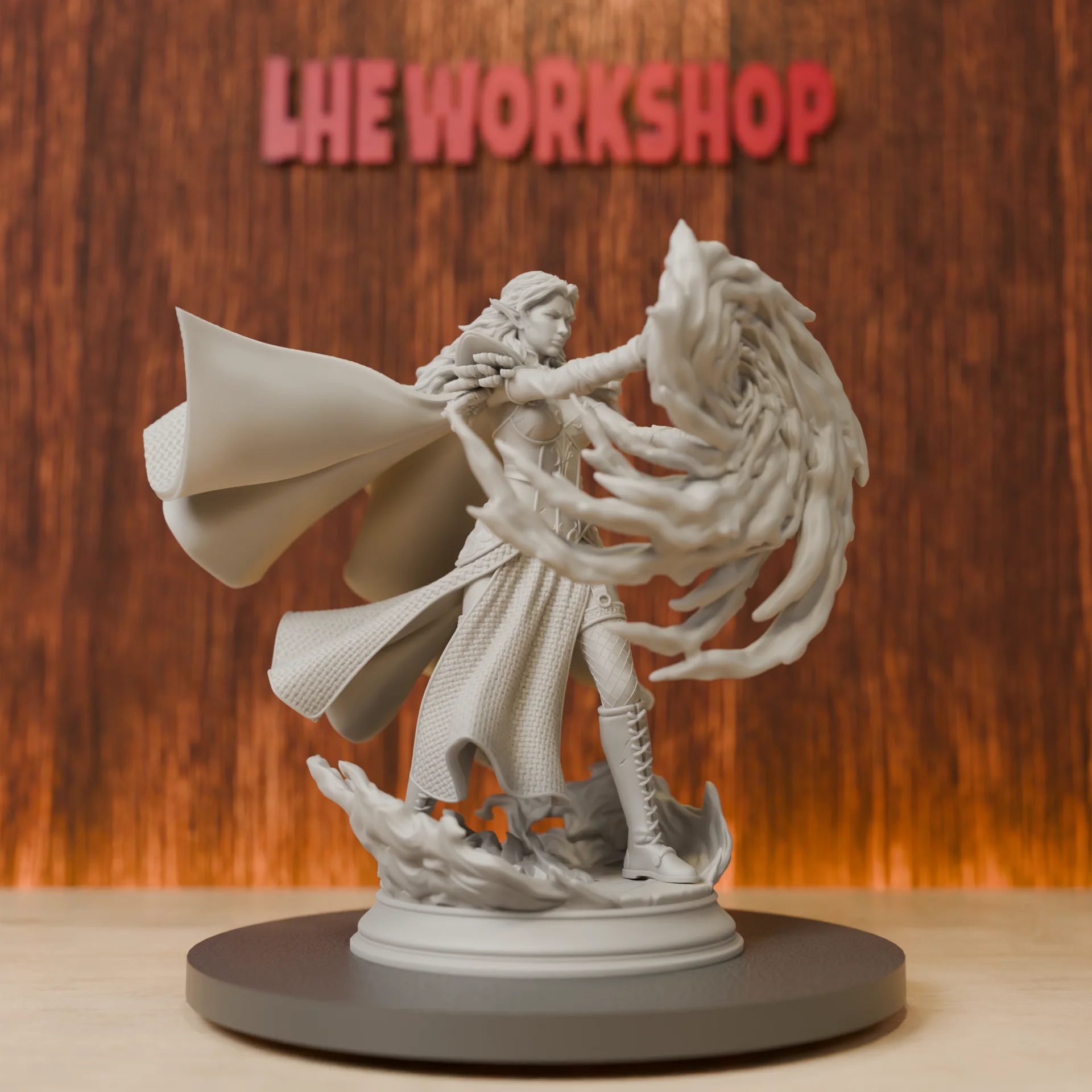 Half-Elf Arcane Sorceress Miniatures | 28mm-75mm | Resin 3D Printed DND Pathfinder Mini | Unpainted Grey
Half-Elf Arcane Sorceress Miniatures | 28mm-75mm | Resin 3D Printed DND Pathfinder Mini | Unpainted Grey