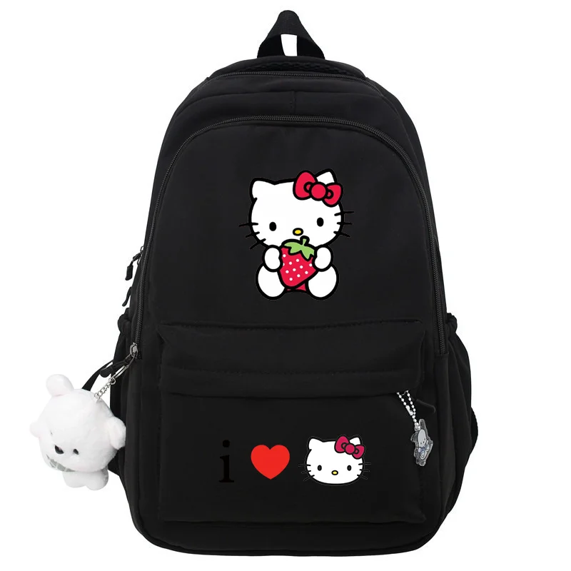 Hello Kitty Japanese Large Capacity Backpack Girls Boys Simple Versatile School Bags Unisex Travel Book Bag Doll Decoration
Hello Kitty Japanese Large Capacity Backpack Girls Boys Simple Versatile School Bags Unisex Travel Book Bag Doll Decoration