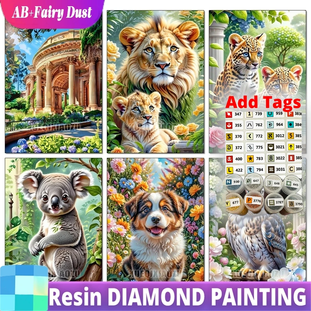Resin Fairy Dust AB DIY Animal Diamond Painting Lion Koala Owl Mosaic Cross Stitch Set Rhinestone Puzzle Inlay Gift Decoration
Resin Fairy Dust AB DIY Animal Diamond Painting Lion Koala Owl Mosaic Cross Stitch Set Rhinestone Puzzle Inlay Gift Decoration
