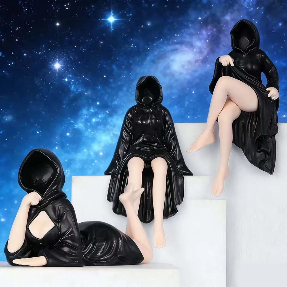 3pcs Halloween Mysterious Statue Black Robe Queen Desk Decorations, Halloween Gifts, Bookshelf Statues
3pcs Halloween Mysterious Statue Black Robe Queen Desk Decorations, Halloween Gifts, Bookshelf Statues