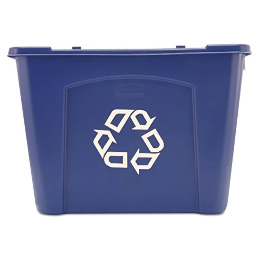 Recycling Bin/Box, Stackable, 14 GAL, Blue, for Indoors/Outdoors/Garages/Homes/Commercial Facilities
Recycling Bin/Box, Stackable, 14 GAL, Blue, for Indoors/Outdoors/Garages/Homes/Commercial Facilities