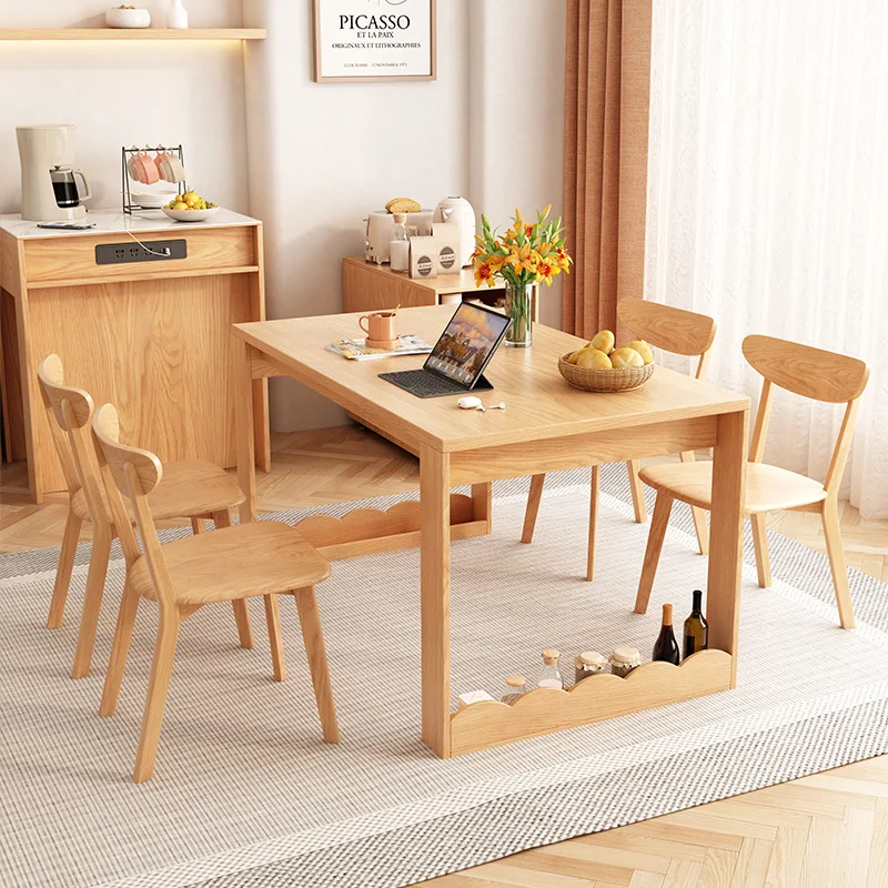 Japanese-style telescopic island dining table integrated household small apartment wall storage
Japanese-style telescopic island dining table integrated household small apartment wall storage