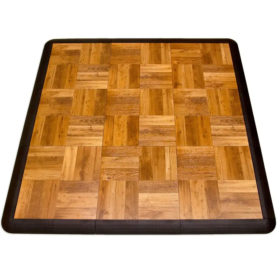 3X3OAKFLOOR Interlocking Lightweight Plastic Modular Dance Floor Kit 3 x 3, Oak, 21 Piece
3X3OAKFLOOR Interlocking Lightweight Plastic Modular Dance Floor Kit 3 x 3, Oak, 21 Piece