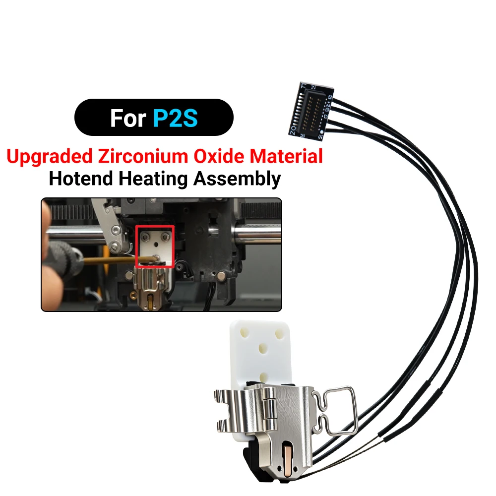 For Lab P2S Hotend Heating Assembly Kit Quick-Swap 300°C Fit For Bamboo P2S Hot end 3D Printer Replacement Parts
For Lab P2S Hotend Heating Assembly Kit Quick-Swap 300°C Fit For Bamboo P2S Hot end 3D Printer Replacement Parts