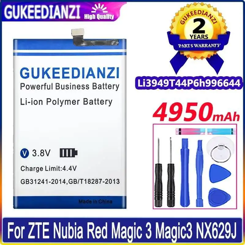 Mobile Phone Battery 4950Mah Li3949t44p6h996644 Reliable Power For Zte Nubia Red Magic 3 NX629J
Mobile Phone Battery 4950Mah Li3949t44p6h996644 Reliable Power For Zte Nubia Red Magic 3 NX629J