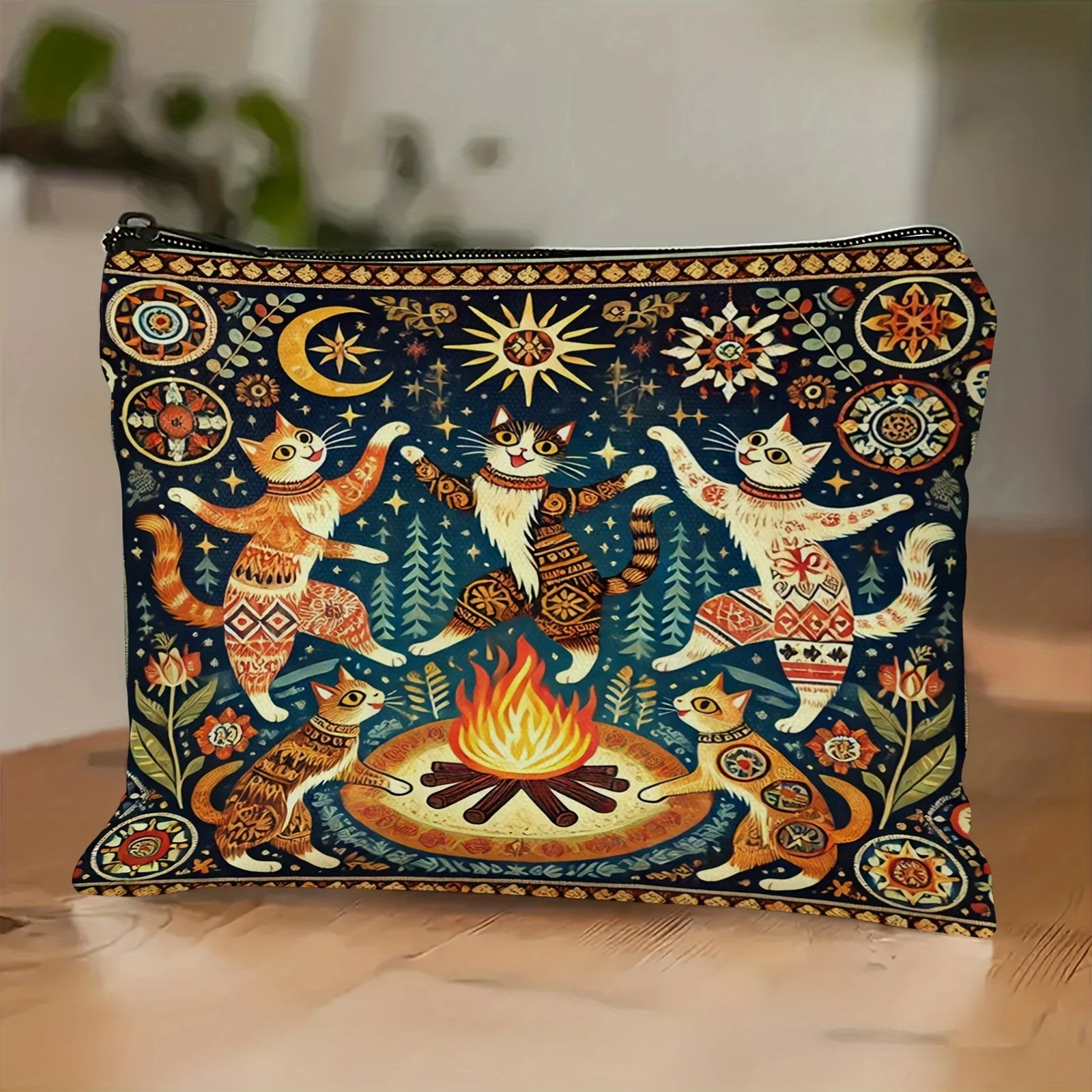 Playful Cat-Themed Makeup Pouch Portable Cosmetic Case Pencil Holder for Students Snack Pouch Versatile Storage Bag Coin Purse
Playful Cat-Themed Makeup Pouch Portable Cosmetic Case Pencil Holder for Students Snack Pouch Versatile Storage Bag Coin Purse