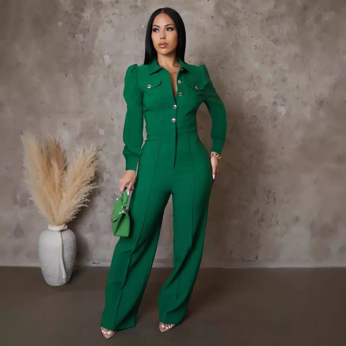 Jumpsuits Women Slim One Piece Full Sleeve Overalls Long Pants High Waist Rompers Y2k Streetwear Jumpsuit Spring 2025 Bodycon
Jumpsuits Women Slim One Piece Full Sleeve Overalls Long Pants High Waist Rompers Y2k Streetwear Jumpsuit Spring 2025 Bodycon