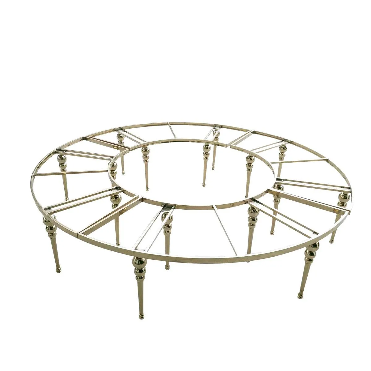 Manufacturers supply stainless steel combination large round tables, serpentine curved tables, wedding hotel b
Manufacturers supply stainless steel combination large round tables, serpentine curved tables, wedding hotel b