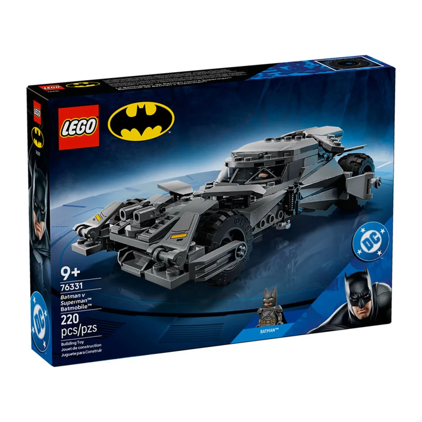 LEGO DC Batman 76331 Batman V Superman Batmobile Building Toy For Boys Girls 9+ Years Old Super Hero Vehicle Gift 220PCS
LEGO DC Batman 76331 Batman V Superman Batmobile Building Toy For Boys Girls 9+ Years Old Super Hero Vehicle Gift 220PCS