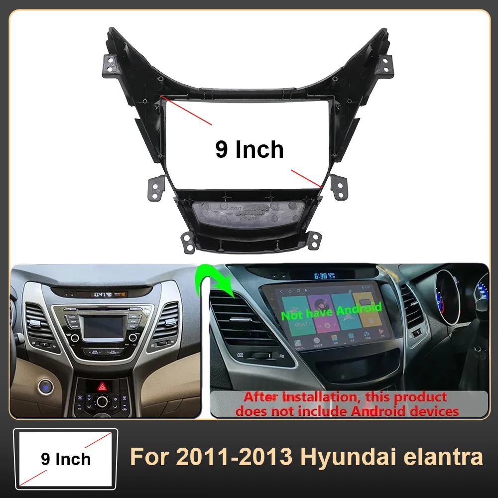 Для Hyundai elantra 2011-2016 9-дюймовый автомобильный DVD-радио android стерео рамка панель лицевая панель аудиоплеер экран кабель навигационный жгут
Для Hyundai elantra 2011-2016 9-дюймовый автомобильный DVD-радио android стерео рамка панель лицевая панель аудиоплеер экран кабель навигационный жгут