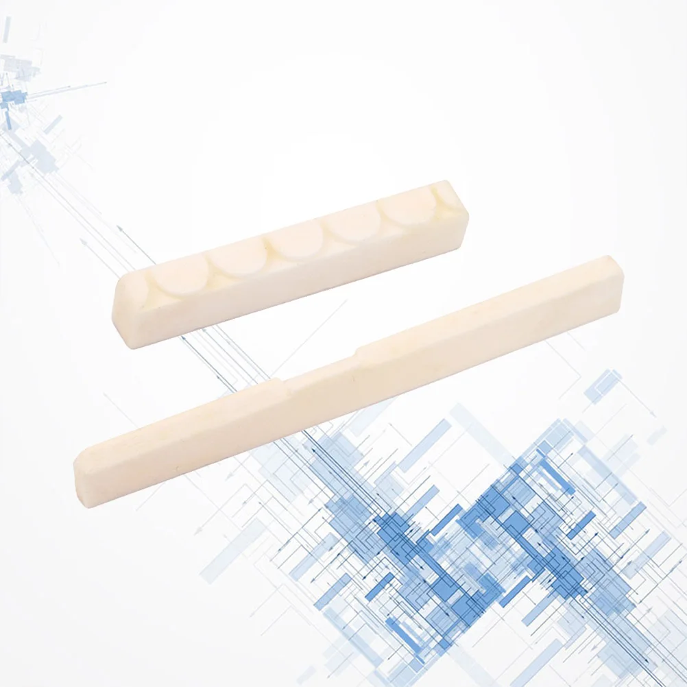 Guitar Ox Bone Upper Lower Pillows Durable Practical Accessories for 6-String Classical Guitar Bone Nut Saddle Bridge
Guitar Ox Bone Upper Lower Pillows Durable Practical Accessories for 6-String Classical Guitar Bone Nut Saddle Bridge