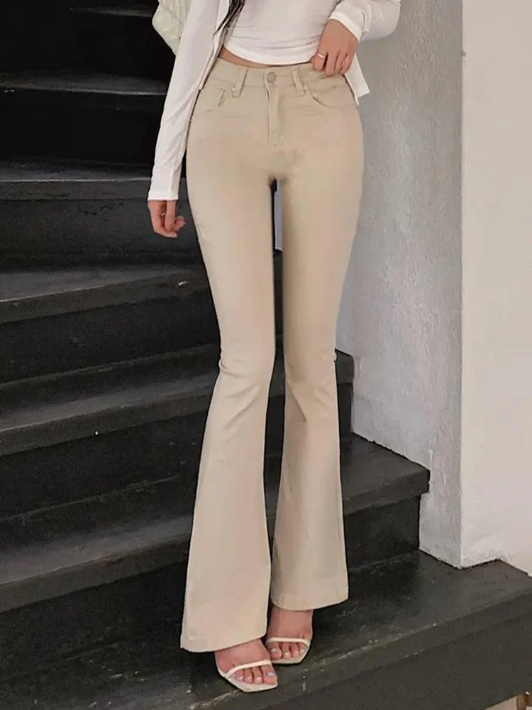 Sexy High Waist Slimming Korean Style Bell Bottom Jeans Women's Elastic Long Pants Fashionable Versatile Body Shaping
Sexy High Waist Slimming Korean Style Bell Bottom Jeans Women's Elastic Long Pants Fashionable Versatile Body Shaping