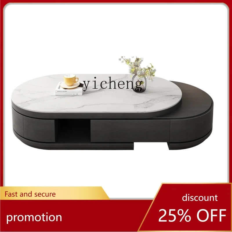 CZ Stone Plate Tea Table TV Cabinet Unit Living Room Home Oval Retractable Modern Simple Small Apartment
CZ Stone Plate Tea Table TV Cabinet Unit Living Room Home Oval Retractable Modern Simple Small Apartment