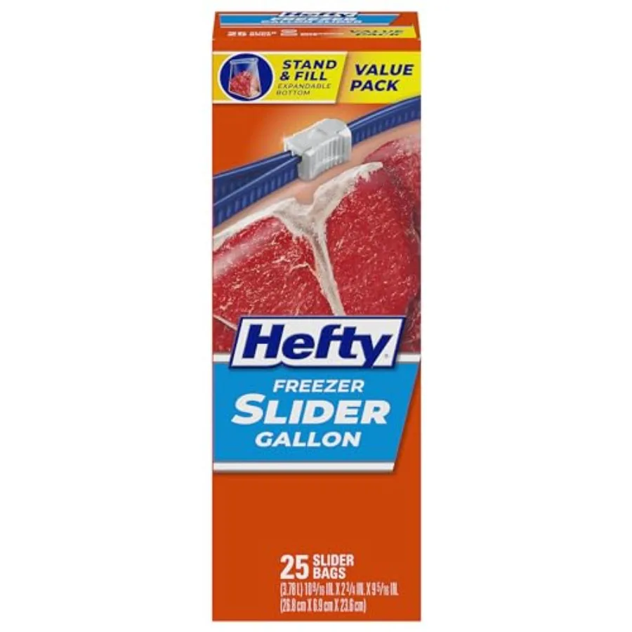 Freezer Storage Bags Gallon Size 25 Count Pack of 9 Total
Freezer Storage Bags Gallon Size 25 Count Pack of 9 Total
