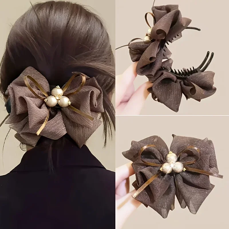 1pc of Women's Fashionable Fabric Bow Hair Clip
1pc of Women's Fashionable Fabric Bow Hair Clip