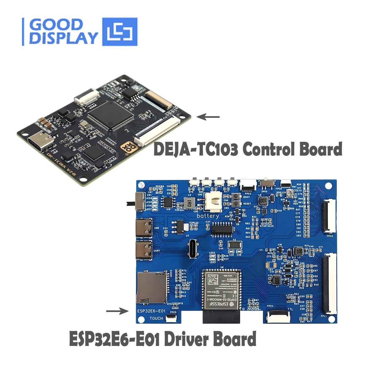 Демонстрационный комплект TCON Board для дисплеев электронной бумаги 10,3 дюйма и 13,3 дюйма DEJA-TC103
Демонстрационный комплект TCON Board для дисплеев электронной бумаги 10,3 дюйма и 13,3 дюйма DEJA-TC103