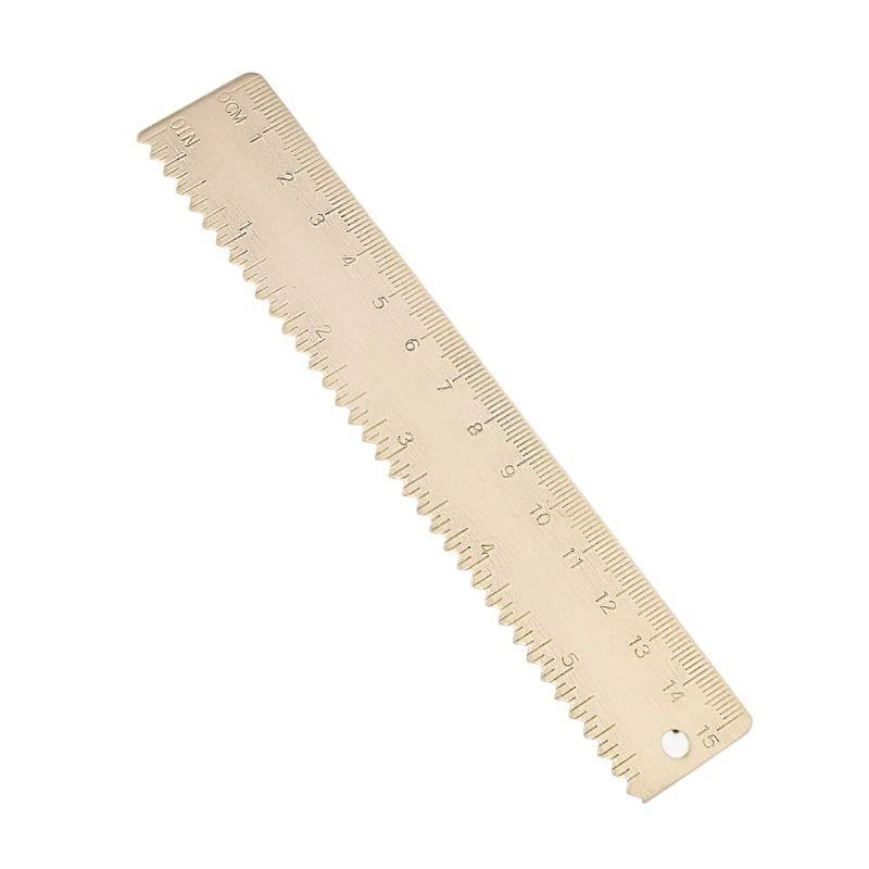 W89C 15cm Brass Straight Ruler Cartography Painting Measuring Student
W89C 15cm Brass Straight Ruler Cartography Painting Measuring Student