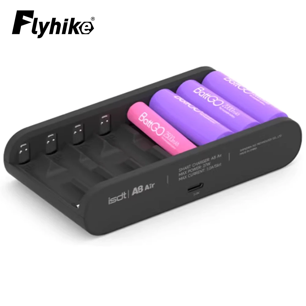 ISDT A8 Air 8-Bay Househould battery Charger AAA Battery Smart 27W Charger Wireless Operation for AA 10500 12500
ISDT A8 Air 8-Bay Househould battery Charger AAA Battery Smart 27W Charger Wireless Operation for AA 10500 12500