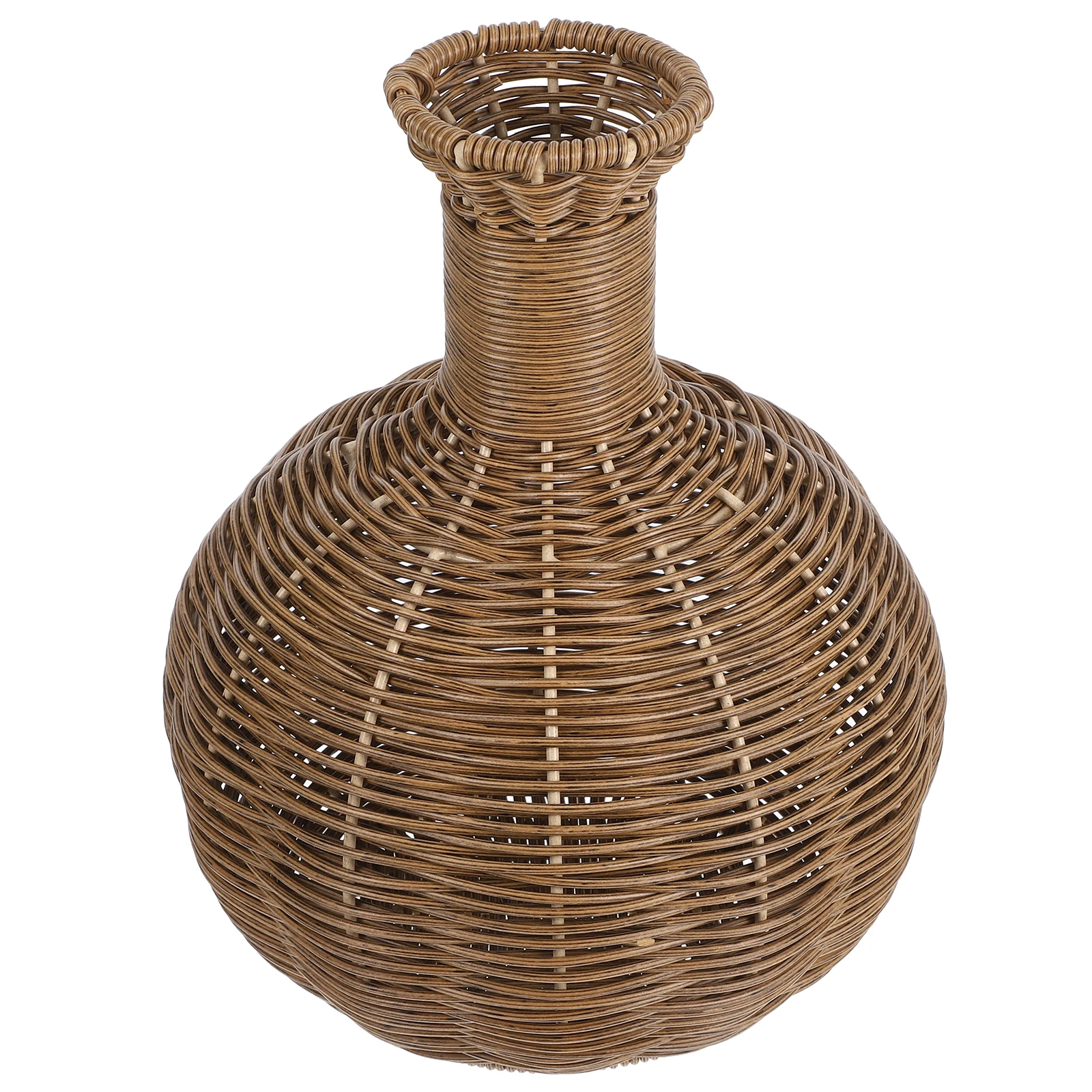 1pcs Retro Vase Handwoven Rattan Style Decorative Container Plastic Iron Material Living Room Office Balcony
1pcs Retro Vase Handwoven Rattan Style Decorative Container Plastic Iron Material Living Room Office Balcony