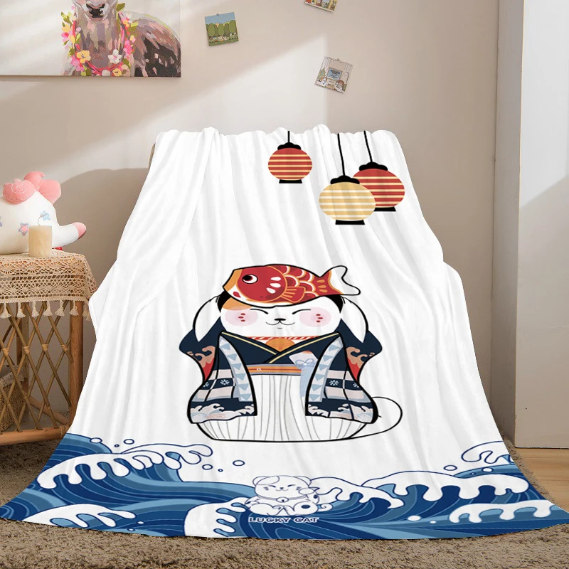 Digital Print Lucky Cat Blanket Sofa King Size Warm Winter Microfiber Bedding Bed Fleece Camping Cute Fluffy Soft Blankets
Digital Print Lucky Cat Blanket Sofa King Size Warm Winter Microfiber Bedding Bed Fleece Camping Cute Fluffy Soft Blankets
