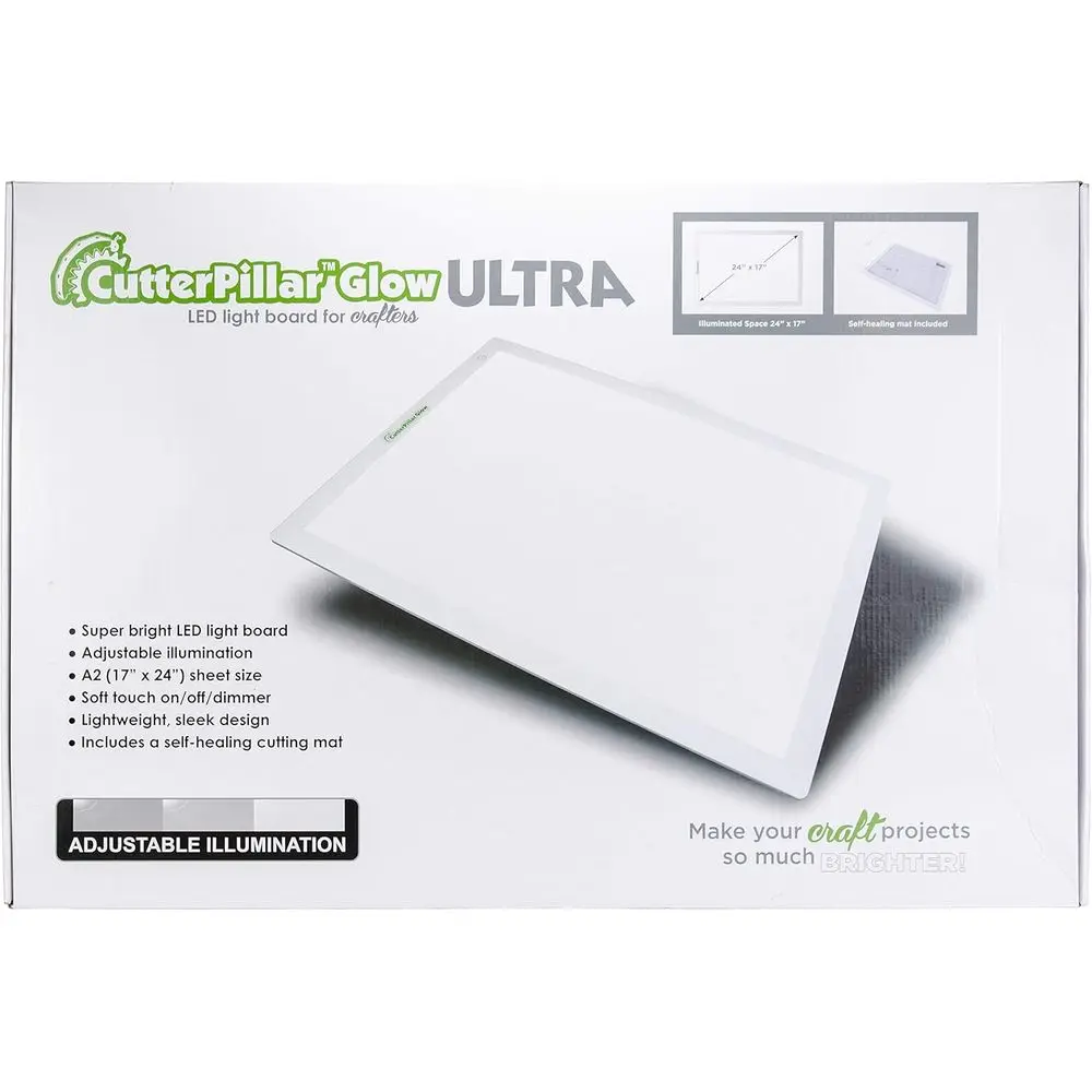 LED Light Tracing Board with Non-Slip Mat, 3-Brightness Levels, 12V, AC Power, 26x19 for Quilters & Crafters
LED Light Tracing Board with Non-Slip Mat, 3-Brightness Levels, 12V, AC Power, 26x19 for Quilters & Crafters