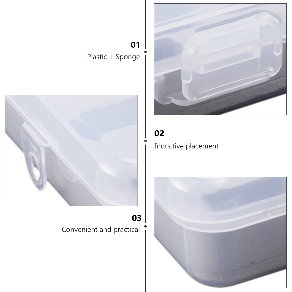 Plastic Sewing Bobbin Case Sponge Grid Storage Container Lightweight Portable Prevents Falling Tidy Neat Projects for Bobbins
Plastic Sewing Bobbin Case Sponge Grid Storage Container Lightweight Portable Prevents Falling Tidy Neat Projects for Bobbins